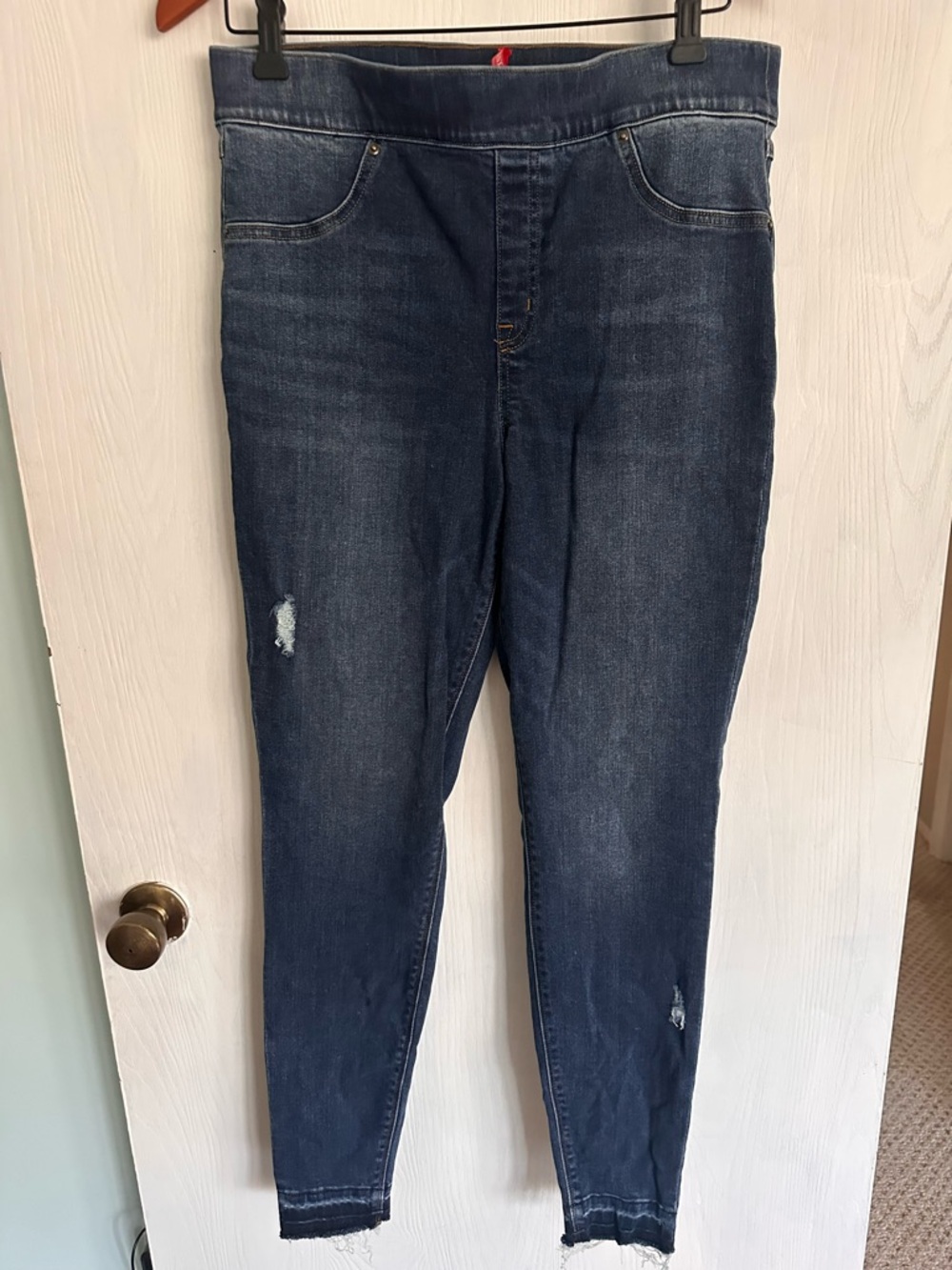 SPANX Women’s Dark Blue Skinny Jeans